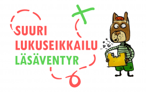 Suuri lukuseikkailu - Läsäventyr -logo.