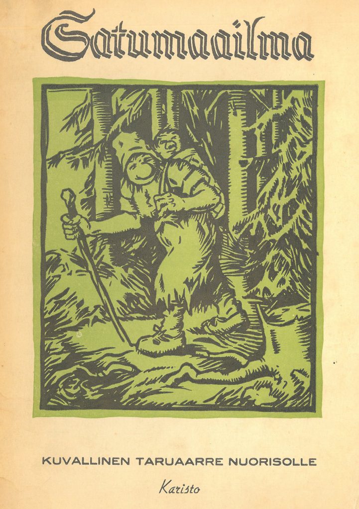 Kansikuva 1942. Satuolento metsässä.