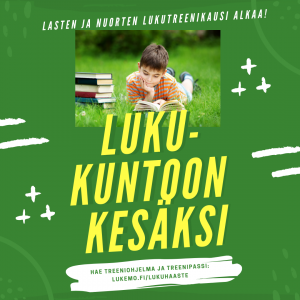 Lukukuntoon kesäksi -mainos