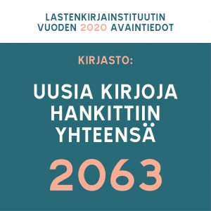 Lastenkirjainstituutin avainluvut 2020.