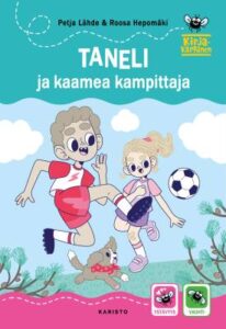 Taneli ja kaamea kampittaja -kirjan kansi.