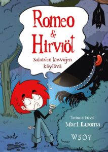 Romeo & Hirviöt 2: Salaisten kasvojen käytävä -kirjan kansi.