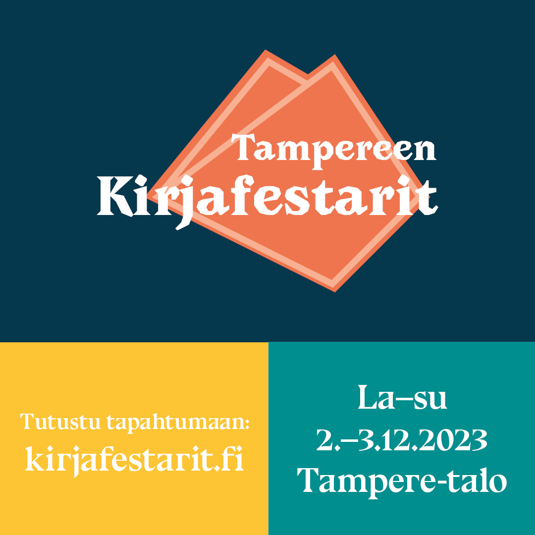 Tampereen kirjafestareiden mainoskuva.