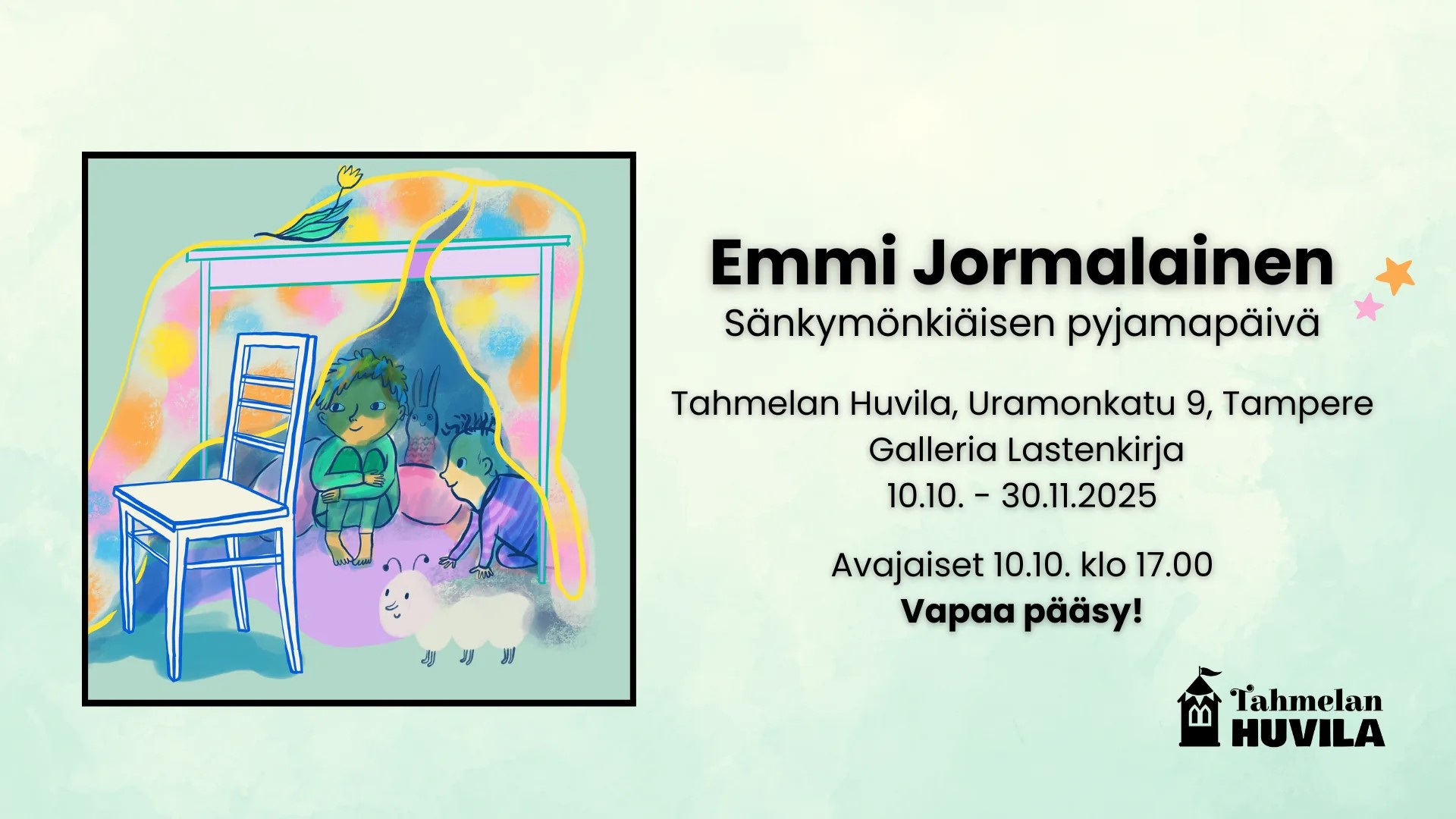 Mainoskuva näyttelystä.